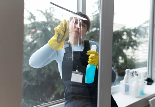 Nettoyage de vitres intérieures et extérieures à Vitrac